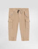 CARGO TROUSERS IN BEIGE