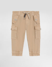 CARGO TROUSERS IN BEIGE