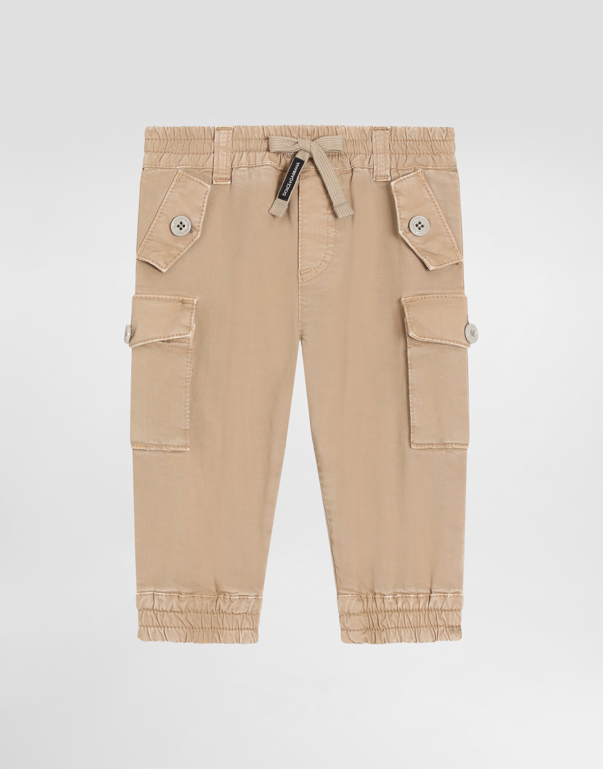CARGO TROUSERS IN BEIGE