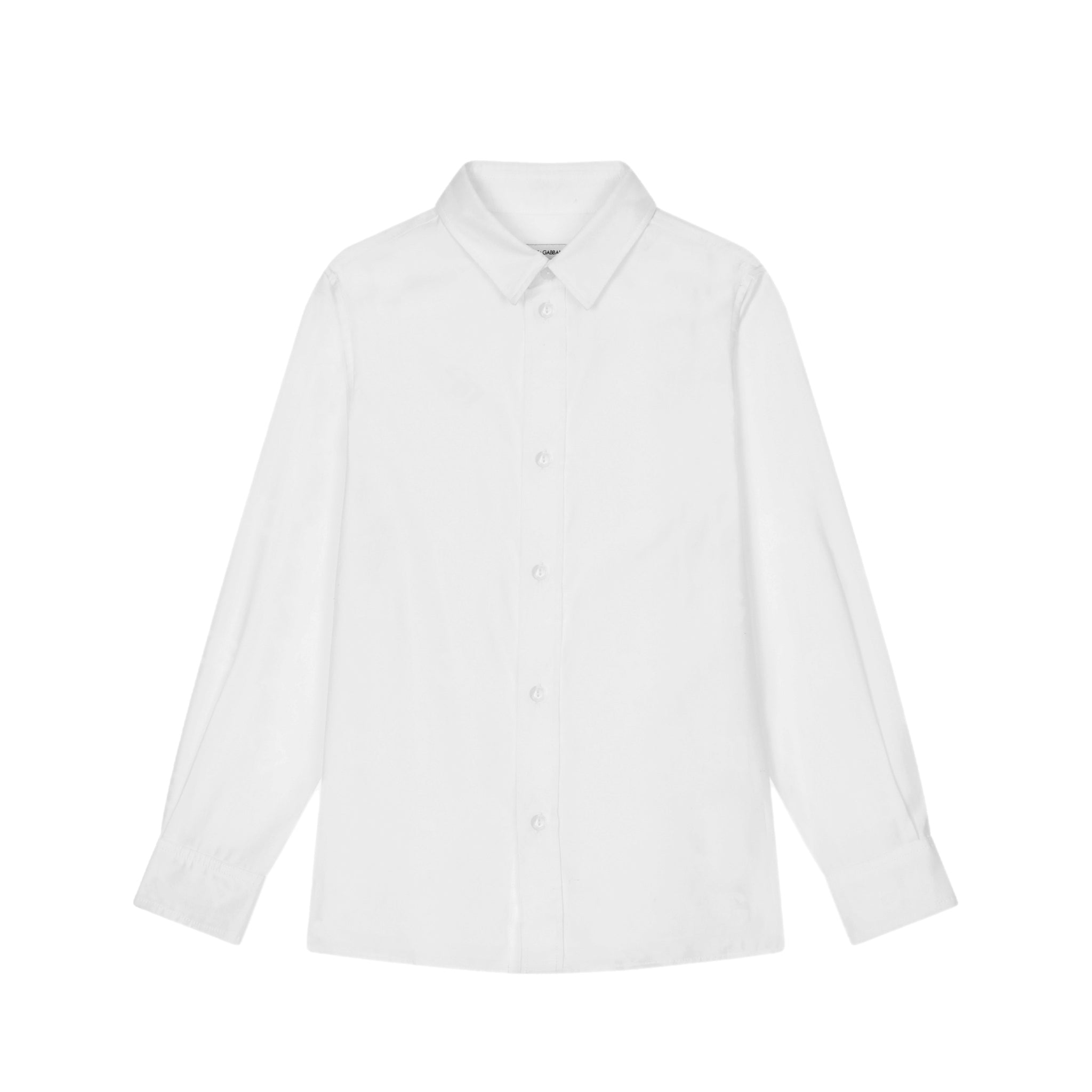 BOYS’ CLASSIC WHITE SHIRT ALL-OVER LOGO