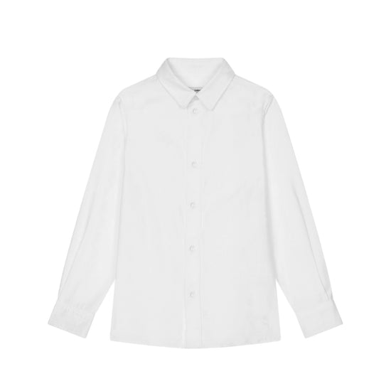 BOYS CLASSIC WHITE SHIRT ALL-OVER LOGO