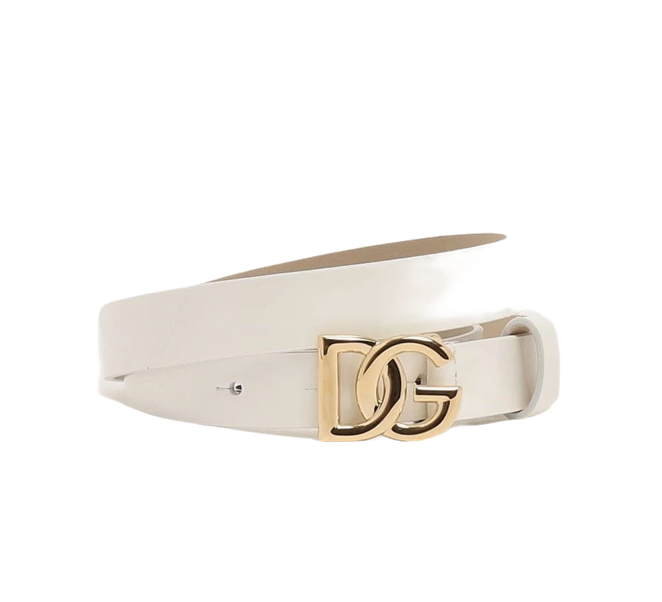 classic belt in milk