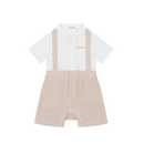 SHORT-SLEEVE ROMPER WITH SHIRT