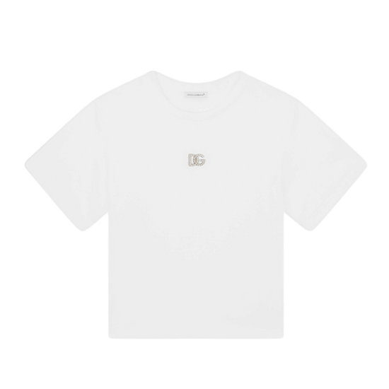 DG-LOGO T-SHIRT IN WHITE