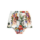 MINI-ME PLEATED FLORAL COTTON POPLIN SKIRT & CULOTTE