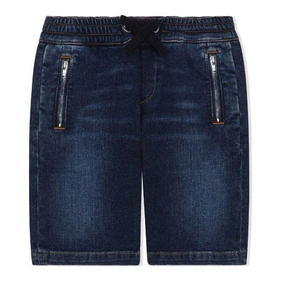 DARK DENIM SHORTS