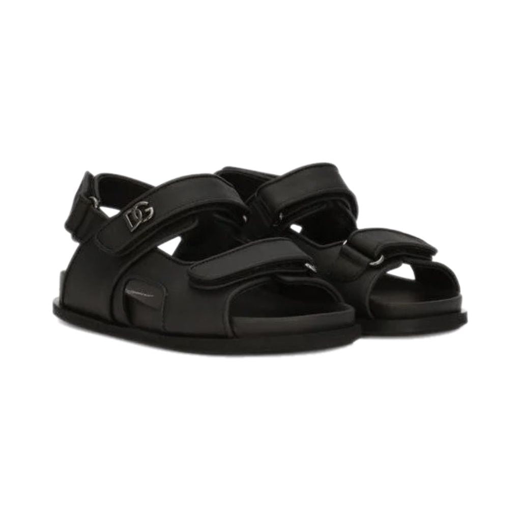dg-logo touch-strap sandals