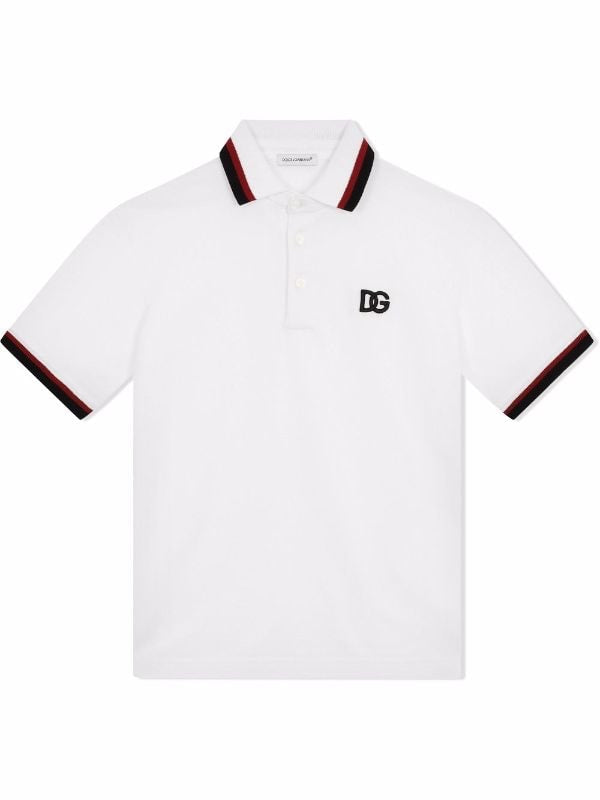 white cotton polo