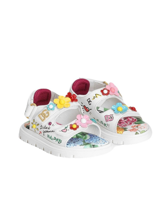 SANDALS IN MULTICOLOUR