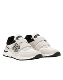 low-top sneakers in beige
