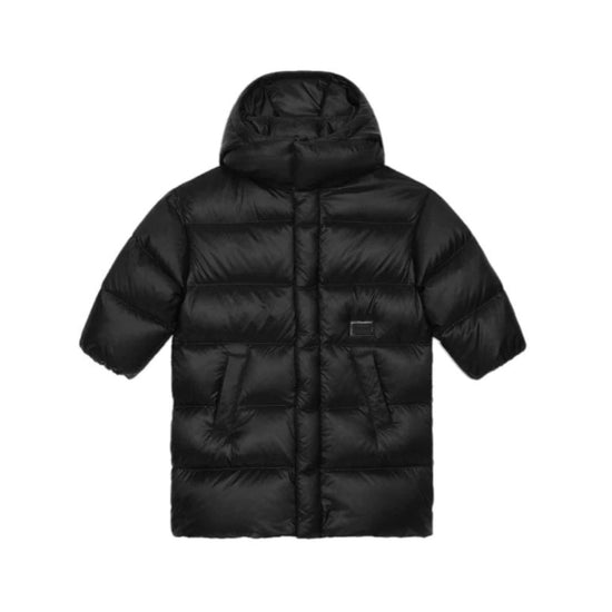 BLACK PUFFER COAT