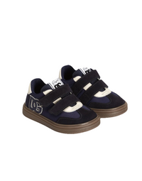 low-top sneakers in navy