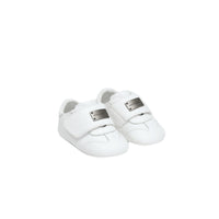 WHITE PRE-WALKER SHOES FOR BABY BOYS