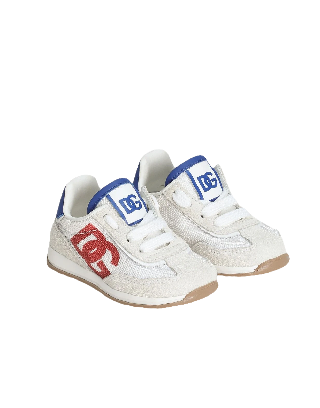 low lace sneaker in white