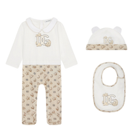 THREE PIECES PRINTED BABY SET