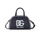 BLUE LEATHER SHOULDER BAG