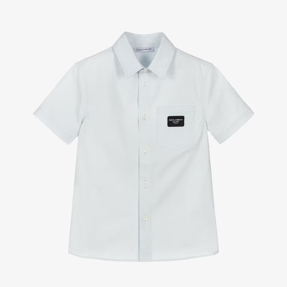 WHITE SHIRT SHORT-SLEEVE