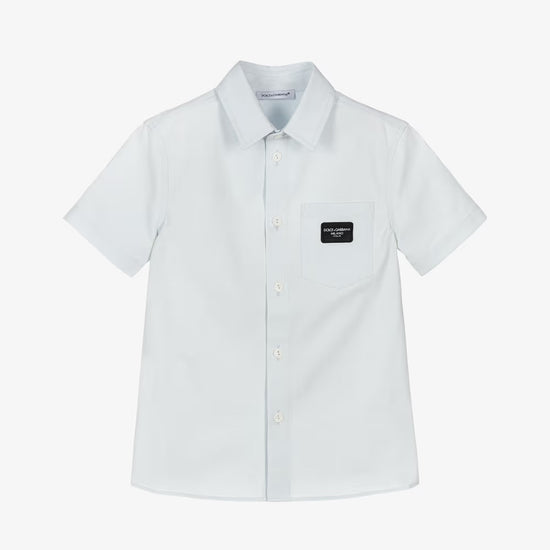 WHITE SHIRT SHORT-SLEEVE