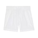 white tailored shorts