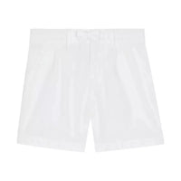 white tailored shorts
