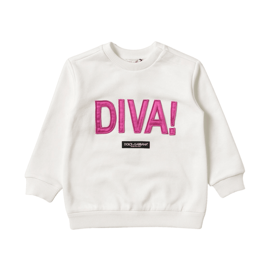 DIVA' PRINT SWEATSHIRT FOR TODDLERS