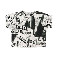 GRAFFITI-PRINT T-SHIRT FOR BABIES