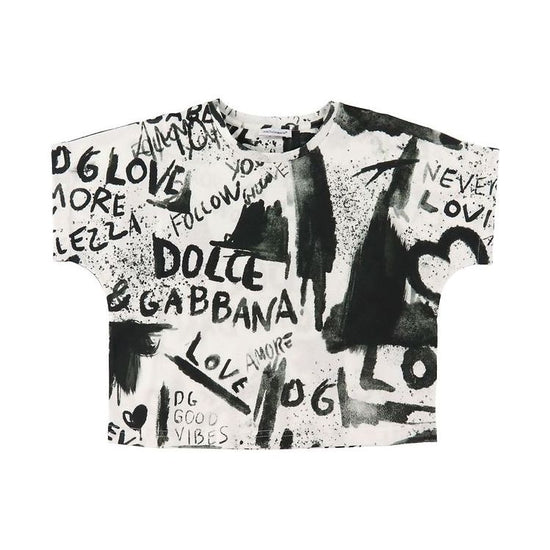 GRAFFITI-PRINT T-SHIRT FOR BABIES