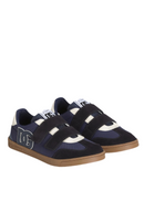 LOW-TOP SNEAKERS IN NAVY