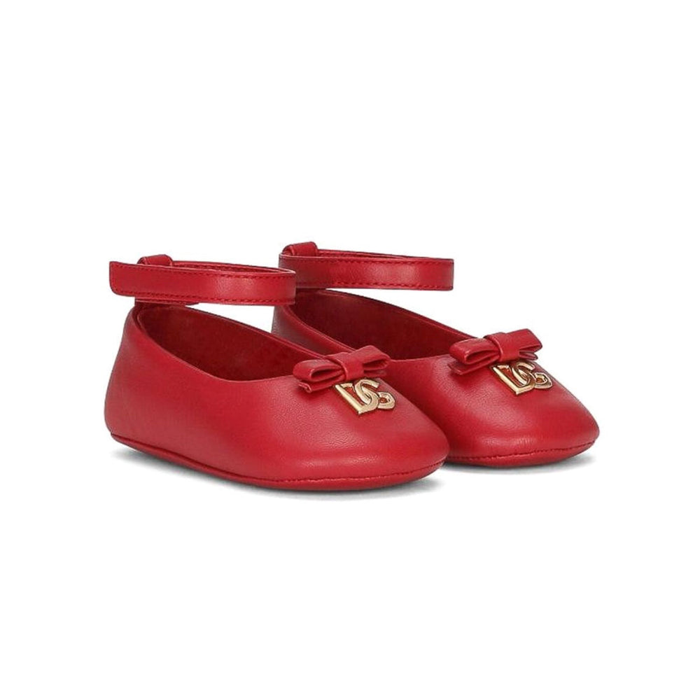 pre-walker ballerinas in red