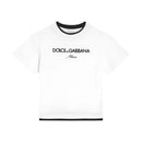 JERSEY T-SHIRT WITH DOLCE&GABBANA EMBROIDERY