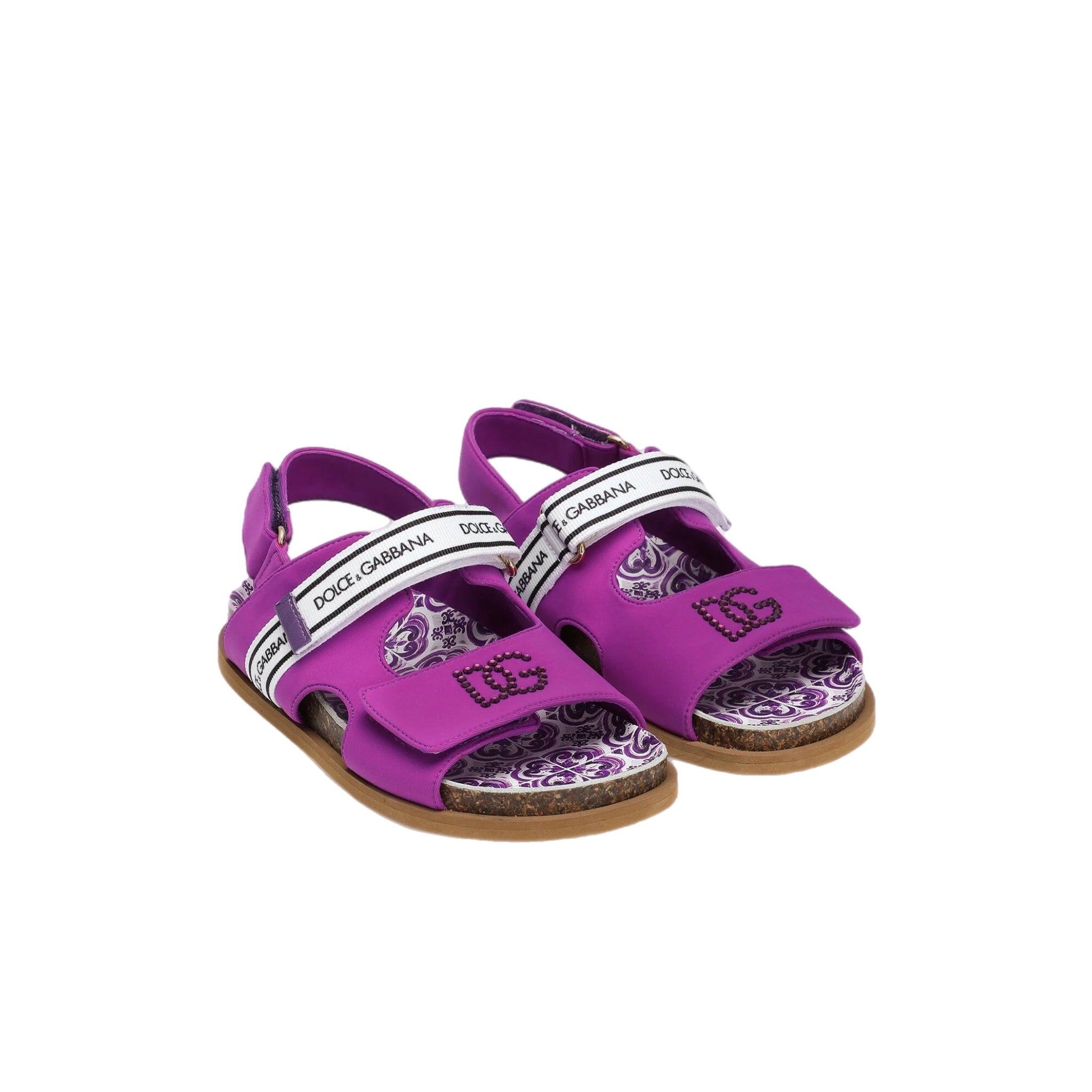 MAJOLICA-PRINT SANDALS FOR GIRLS