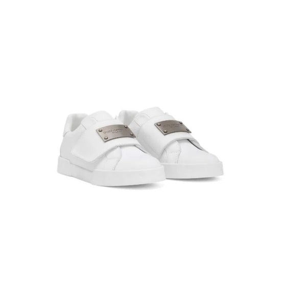 FRONT TOUCH-STRAP PORTOFINO SNEAKERS IN WHITE
