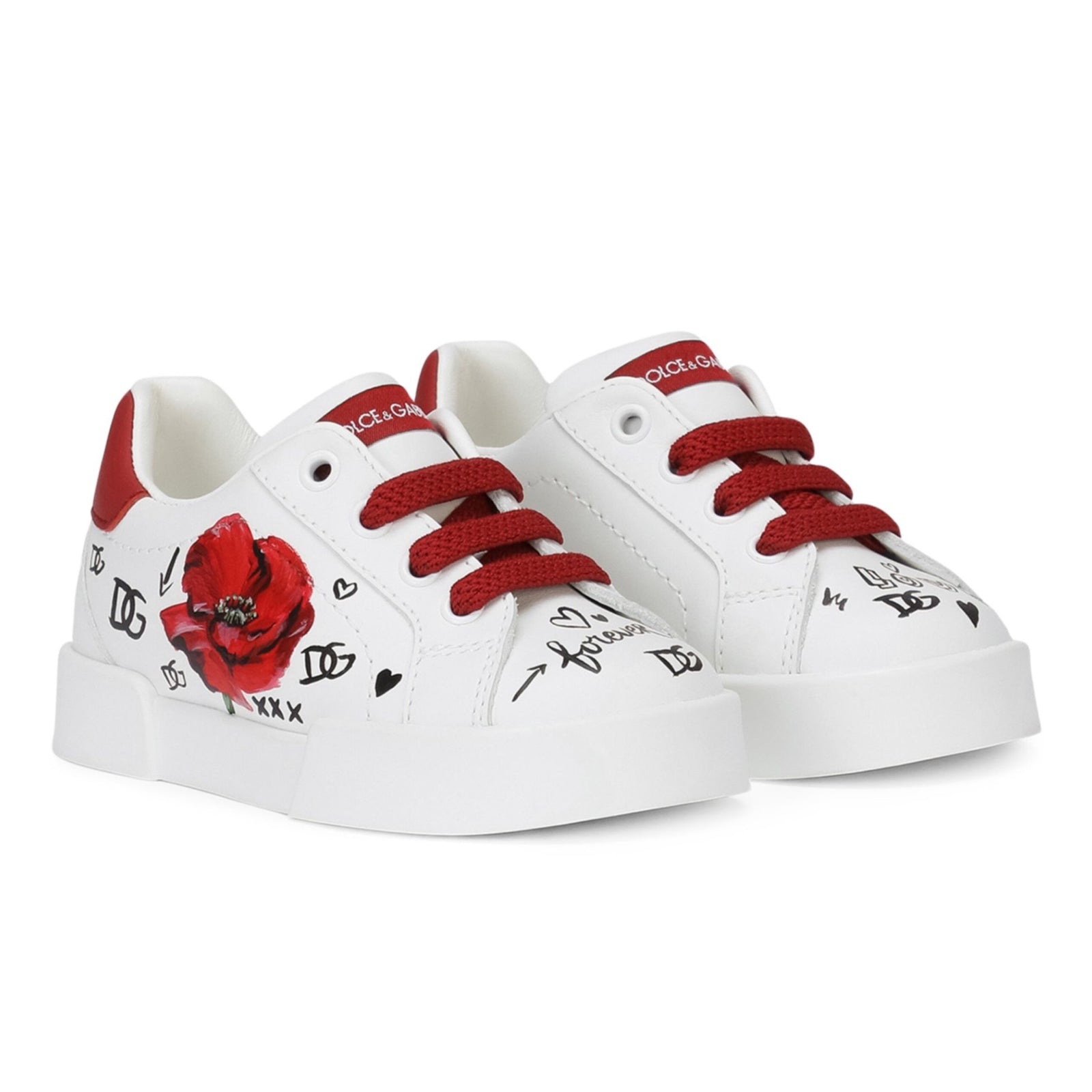 first steps portofino light sneakers with poppy print