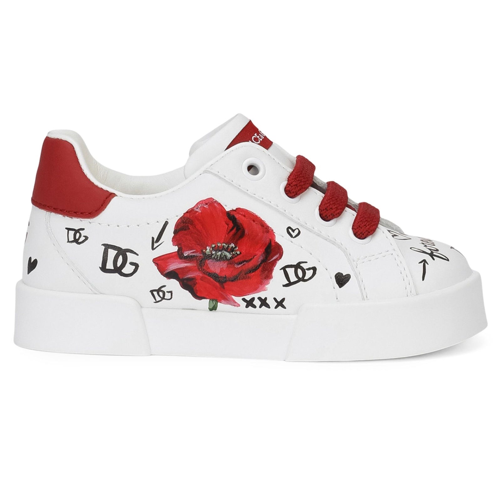 first steps portofino light sneakers with poppy print