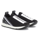 sorrento mesh sneakers in black and white