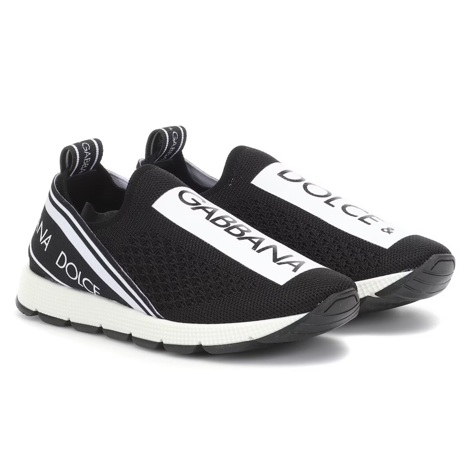 sorrento mesh sneakers in black and white