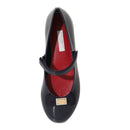 dark blue ballerinas