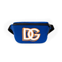 blue waist bag