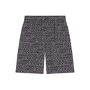 all-over logo grey shorts