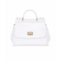 mini sicily top-handle bag in white