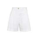 white cotton shorts