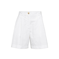 white cotton shorts