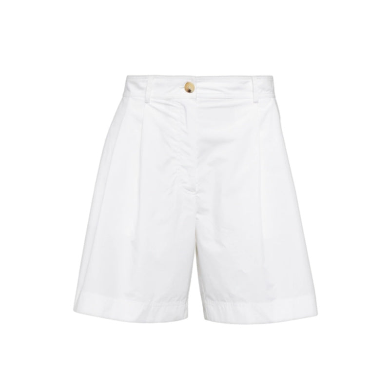 white cotton shorts