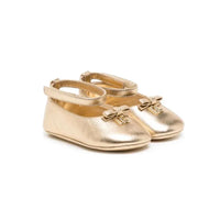 pre-walker ballerinas in gold