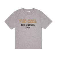 too cool' t-shirt in grey