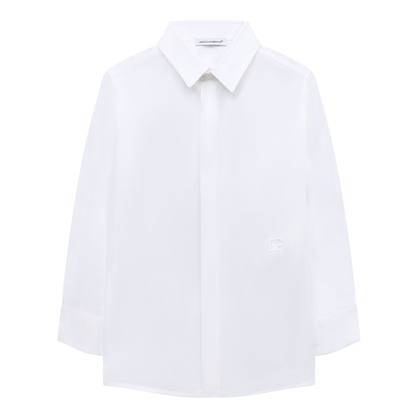 white cotton shirt