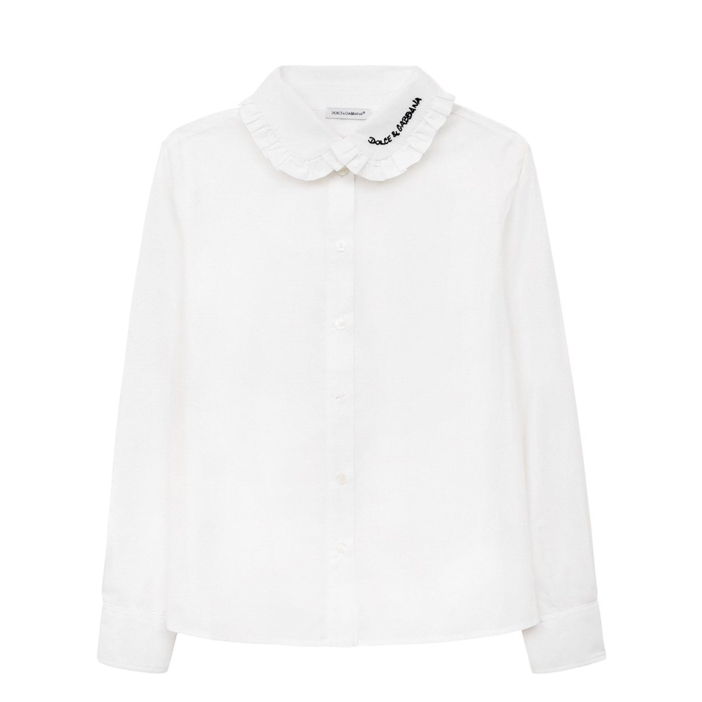 logo-embroidered long-sleeve shirt