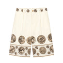 COIN-PRINT COTTON SHORTS