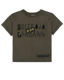 t-shirt in green in green
