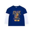 athletic campus print long sleeve